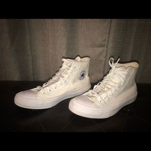 White Hightop Converse
